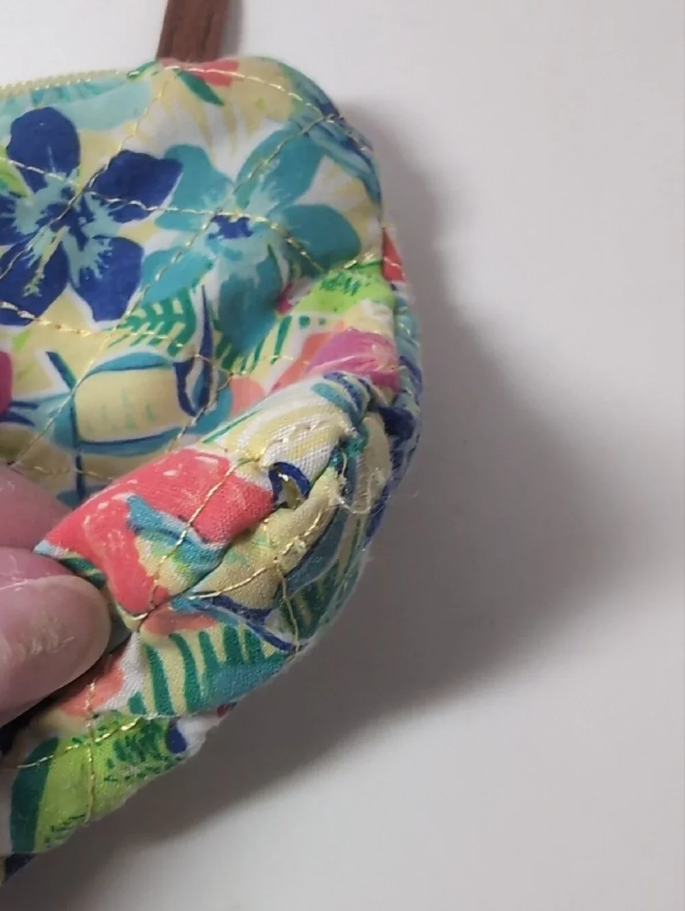 Stone Mountain Tropical Floral Quilted Wristlet - Multi-Color